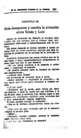 CL [CI]. Ginés desaparece...