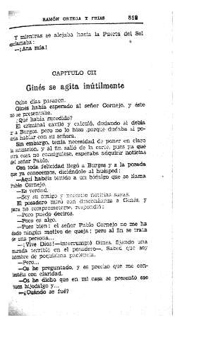CII. Ginés se agita inútilmente