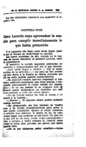 CVIII. Cómo Leontín supo aprovechar la ocasión...
