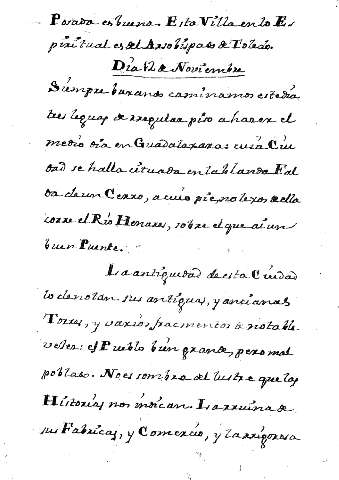 Dia 12 de Noviembre