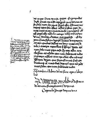 Aqcomença otrolibro deftenear de amoneftamientosedoctrinas. Capitulo pmero dotrina una