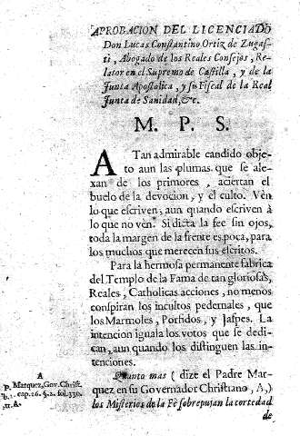 Aprobacion del Licenciado Don Lucas Constantino Ortiz de Zugasti ... Fiscal de la Real Junta de Sanidad.