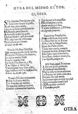 Otra del mismo autor. Glossa.