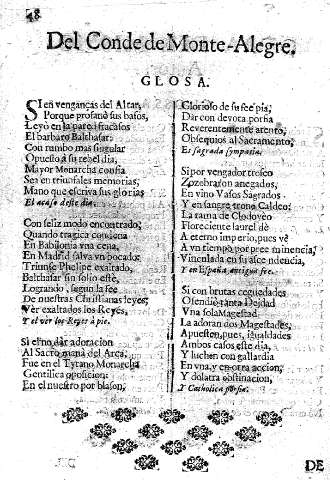 Del Conde de Monte-Alegre.