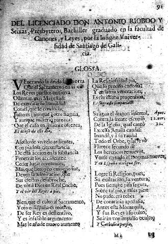 Del Licenciado Don Antonio Rioboo y Seixas ...