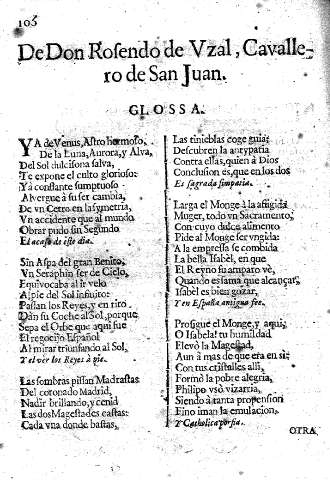 De Don Rosendo de Vzal ...