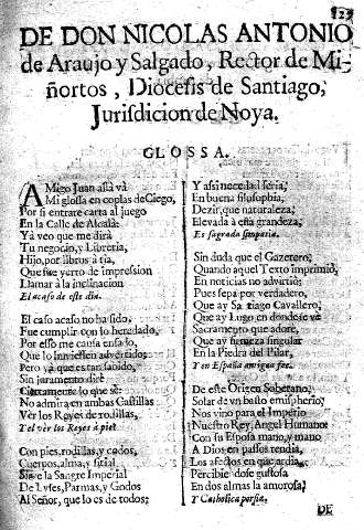 De Don Nicolas Antonio de Araujo y Salgado ...