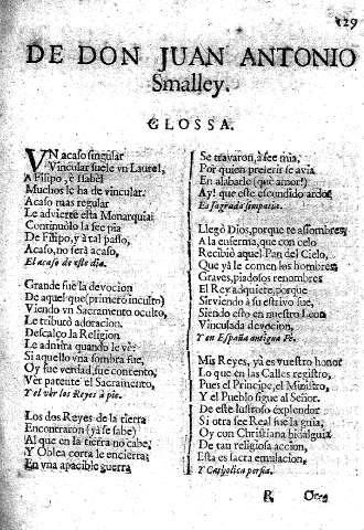 De Don Juan Antonio Smalley