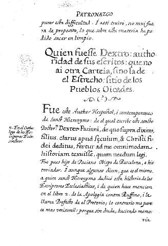Quien fueffe Dextro: authoridad de fus efcritos: que no ai otra Carteia, fino la de el Eftrecho:fitio de los Pubelos Olcades