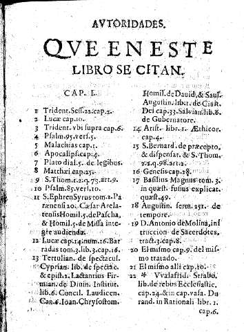 Avtoridades qve en este Libro se citan