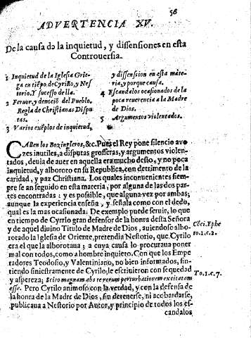 Advertencia XV