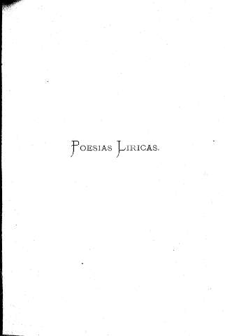 Poesías Líricas