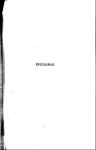 Epigramas