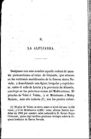 II. La Alpujarra
