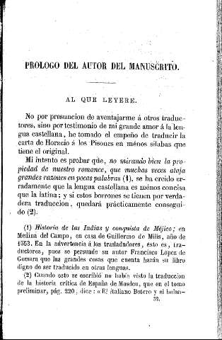 Prólogo del autor del manuscrito