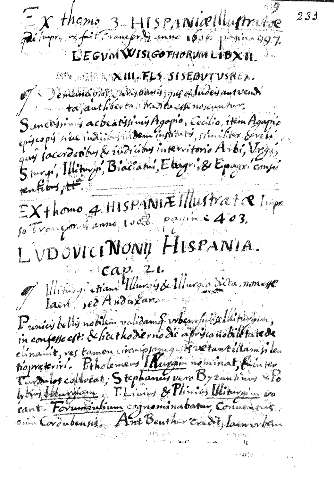 Ex thomo 3. Hispaniae Illustutae 