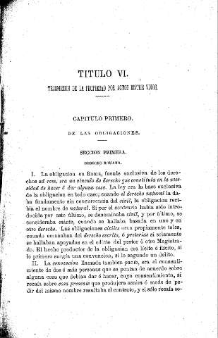 Título VI. Transmisión de la propiedad por actos entre vivos