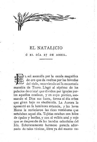 El natalicio ó el día 27 de abril