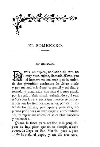 El sombrero