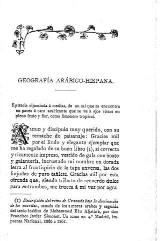 Geografía arábigo-hispana