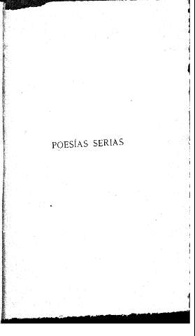 Poesías serias