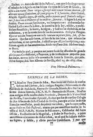 Licencia de la orden