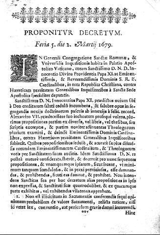 Proponitvr decretvm