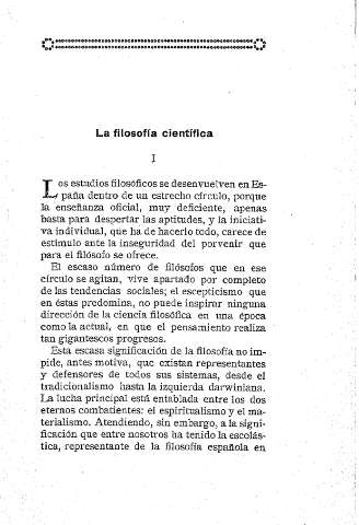 La filosofía científica