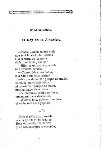 En la Alhambra. El rey de la Alhambra