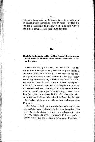 II. Desde la fundación de la Universidad hasta el descubrimento de las primeras reliquias que se hallaron demoliendo la torre Turpiana