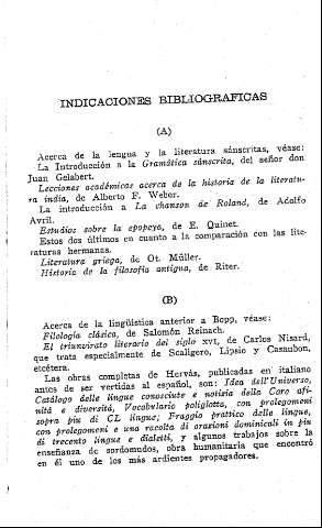 Indicaciones bibliográficos