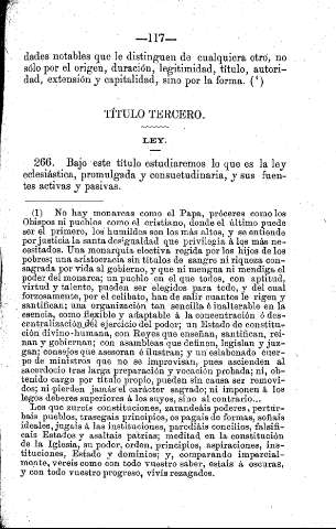 Título Tercero. Ley