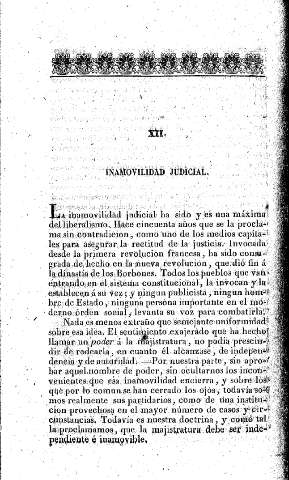 XII. Inamovilidad judicial