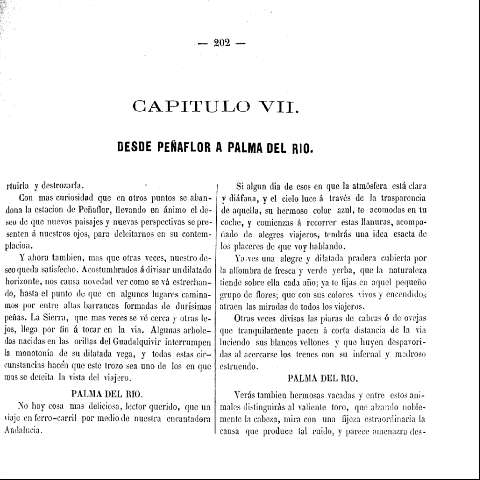 Capitulo VII. Desde Peñaflor a Palma del Rio