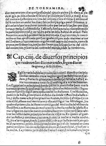 Cap.ciiij.de diuerfos principios que tuvieron los dias naturales,fegun diuerfas gentes,y de fu divifion