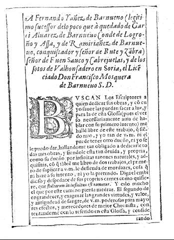 A Fernando Yañez de Barnueno ...