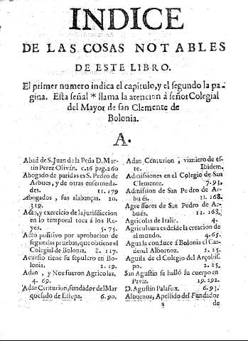 Indice de las cosas notables de este libro