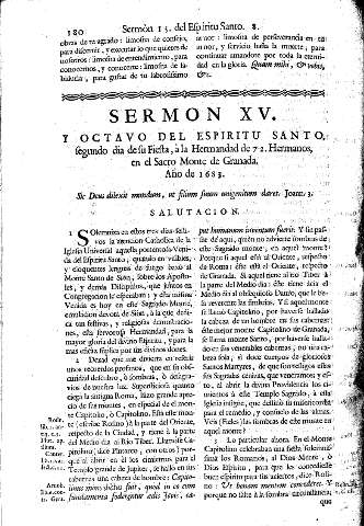 Sermon XV. Y octavo del Espíritu Santo, Segundo dia de su Fiesta