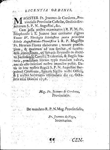 Licentia Ordinis