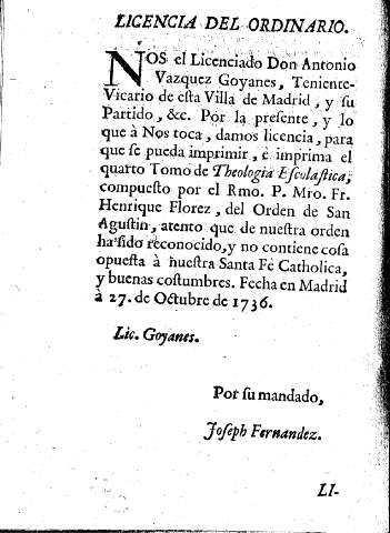 Licencia del Ordinario