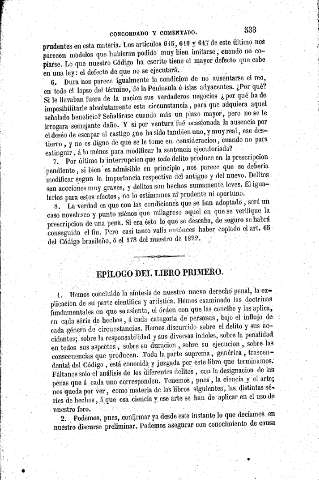 Epílogo del Libro Primero