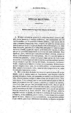 Título Segundo. Delitos contra la seguridad exterior del Estado