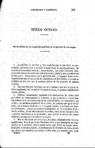 Título Octavo. De los delitos de los empleados públicos en el ejercicio de sus cargos