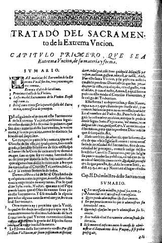 Tratado del sacramento de la Extrema Vncion