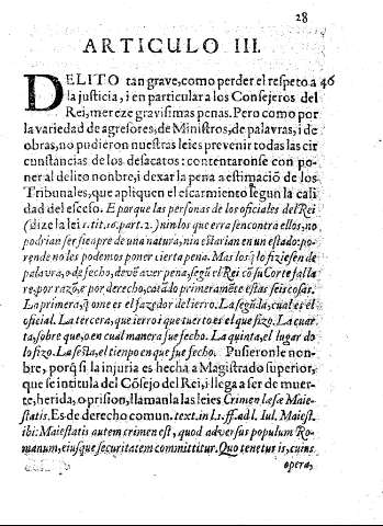 Articulo III.