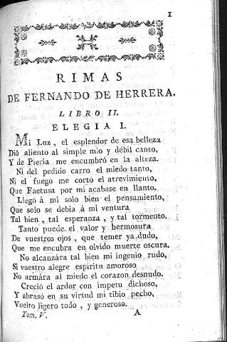 [Rimas de Fernando Herrera. Libro II] 1