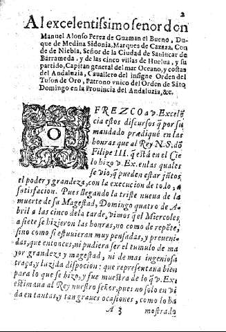 Al excelentissimo señor don Manuel Alonso Perez de Guzman el Bueno ...
