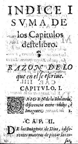 Indice i svma de los Capitulos destelibro