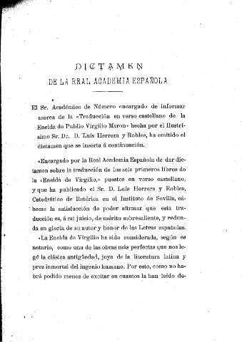 Dictamen de la Real Academia Española