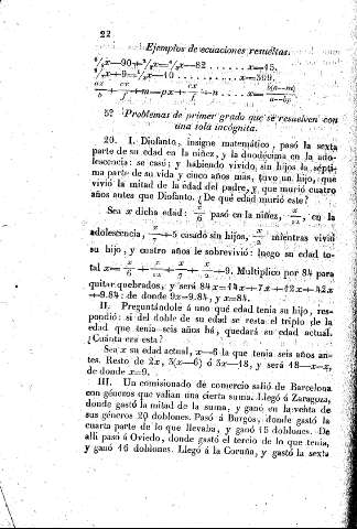 5º. Problemas de primer grado que se resuelven con una sola incognita